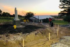 2022年 10月4 日 建築花地瑪聖母花園  Construction of Our Lady of Fatima Garden (Oct. 4, 2022)